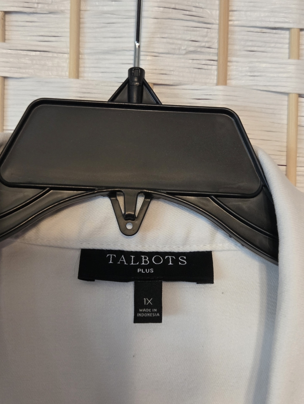 Talbots Plus White Women’s Denim Jacket 1X - Picture 2 of 8